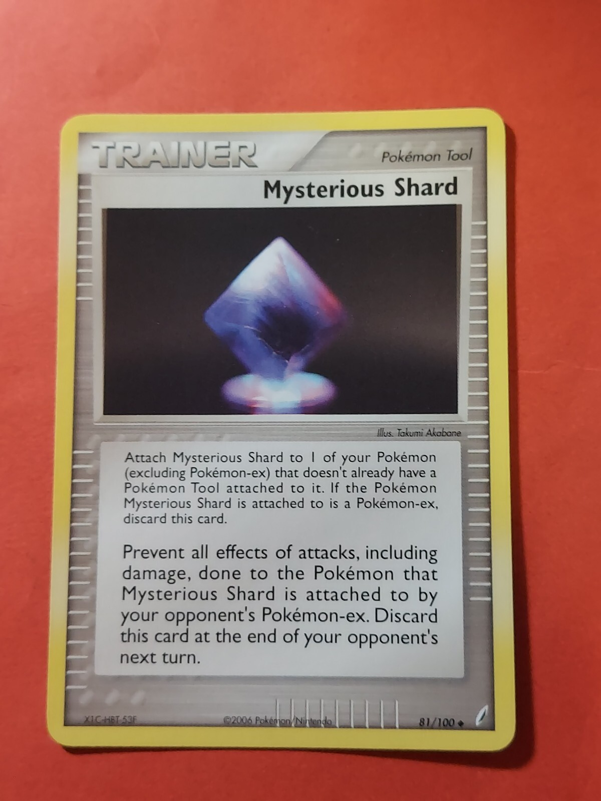 2006 Pokemon EX Crystal Guardians #81 Mysterious Shard, UC, NF/H, cd2