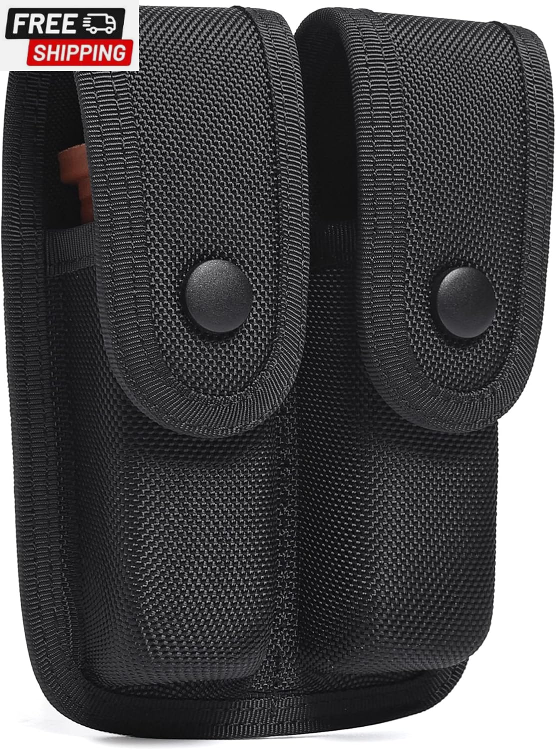 Single/Double Magazine Pouch Duty Belt Nylon Mag Holder Pistol Mag MOLLE Holster