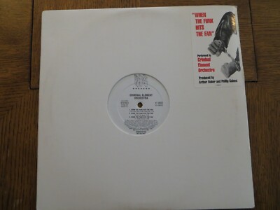 Criminal Element Orch. - When The Funk Hits The Fan 1989 Vinyl 12'' Single VG/VG+