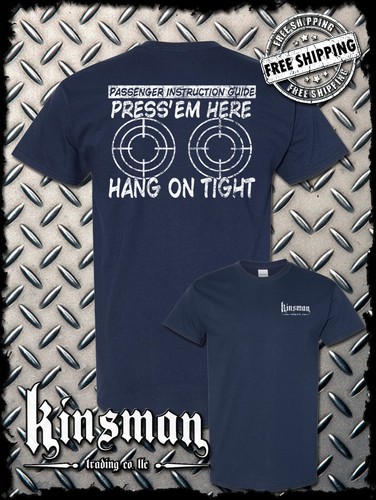 Camiseta PRESS 'EM HERE Guía de Instrucciones para Pasajeros MOTOCICLISTA - Motocicleta Gratis - Imagen 17 de 18