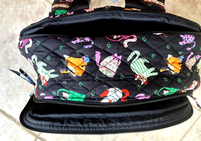 Vera Bradley Essential Large Backpack Herding Cats NWT VERA BRADLEY HERDING CATS LARGE LAPTOP BACKPACK + STAINLESS  main image 3