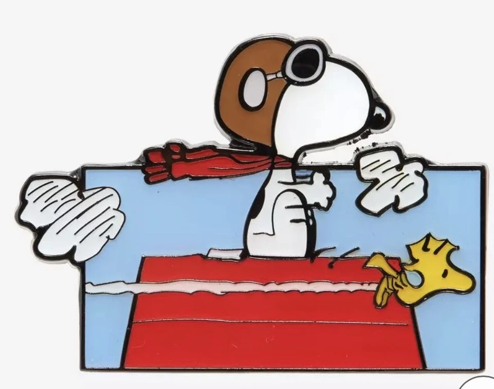 Loungefly Peanuts Snoopy Flying Ace Enamel Pin - Image 2 of 4