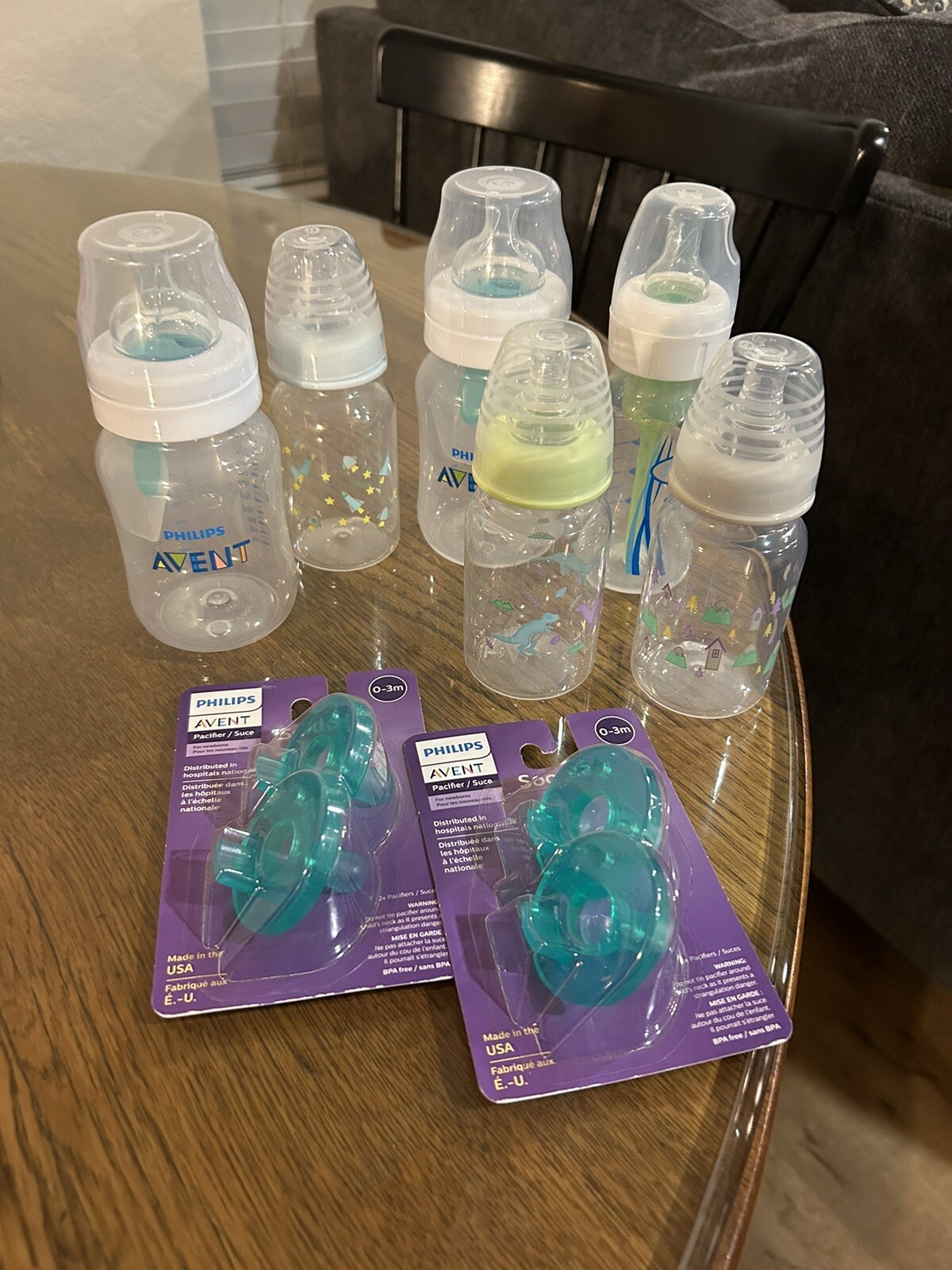 New Baby Bottles And Pacifiers Newborn Phillips Avent.