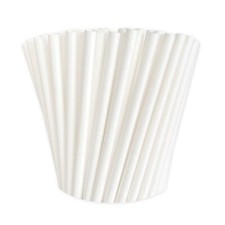100 White Biodegradable Paper Straws Cofriendly Biodegradable Drinking Straws Bu