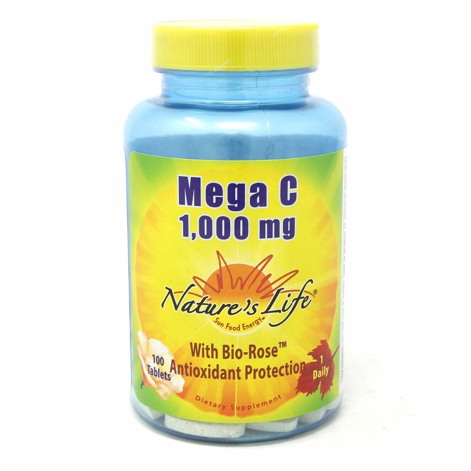 Mega C 1000 1000 mg By Nature's Life - 100  Tablets