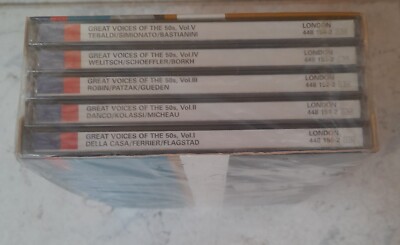 その他 5discs CD Various Great Voices of the 50s Bo  4552952  /00540 Great Voices of the 50s London GERMANY 5CDs SET SEALED