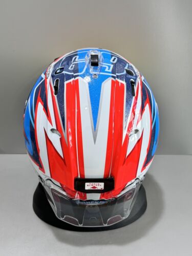 Arai Rx7x Hayden Motorcycle Red Full Helmet Riding Full Face Helmet Universal - Picture 8 of 13