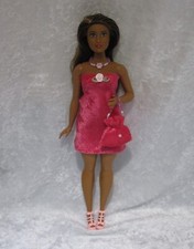Made to fit 11   Curvy Fashion Dolls 96 Dress, Necklace, Purse, Clothes Set