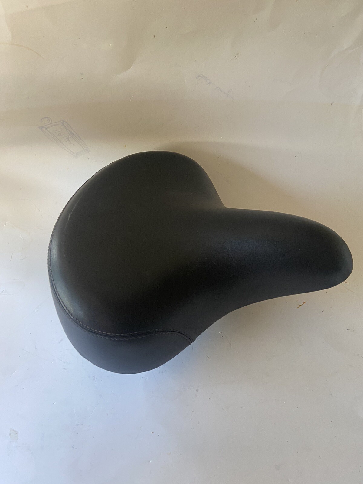 Electra Bicycle Seat Velo Saddle Comfort Bike Black Leather Townie