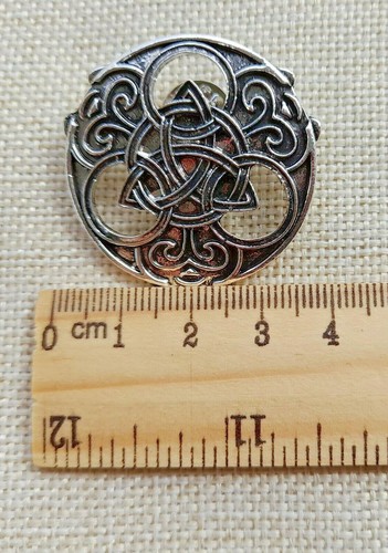 Viking Retro Brooch Pen annular Shoulder Shawl Scarf Clasp Cloak Pin Medieval - Picture 8 of 15