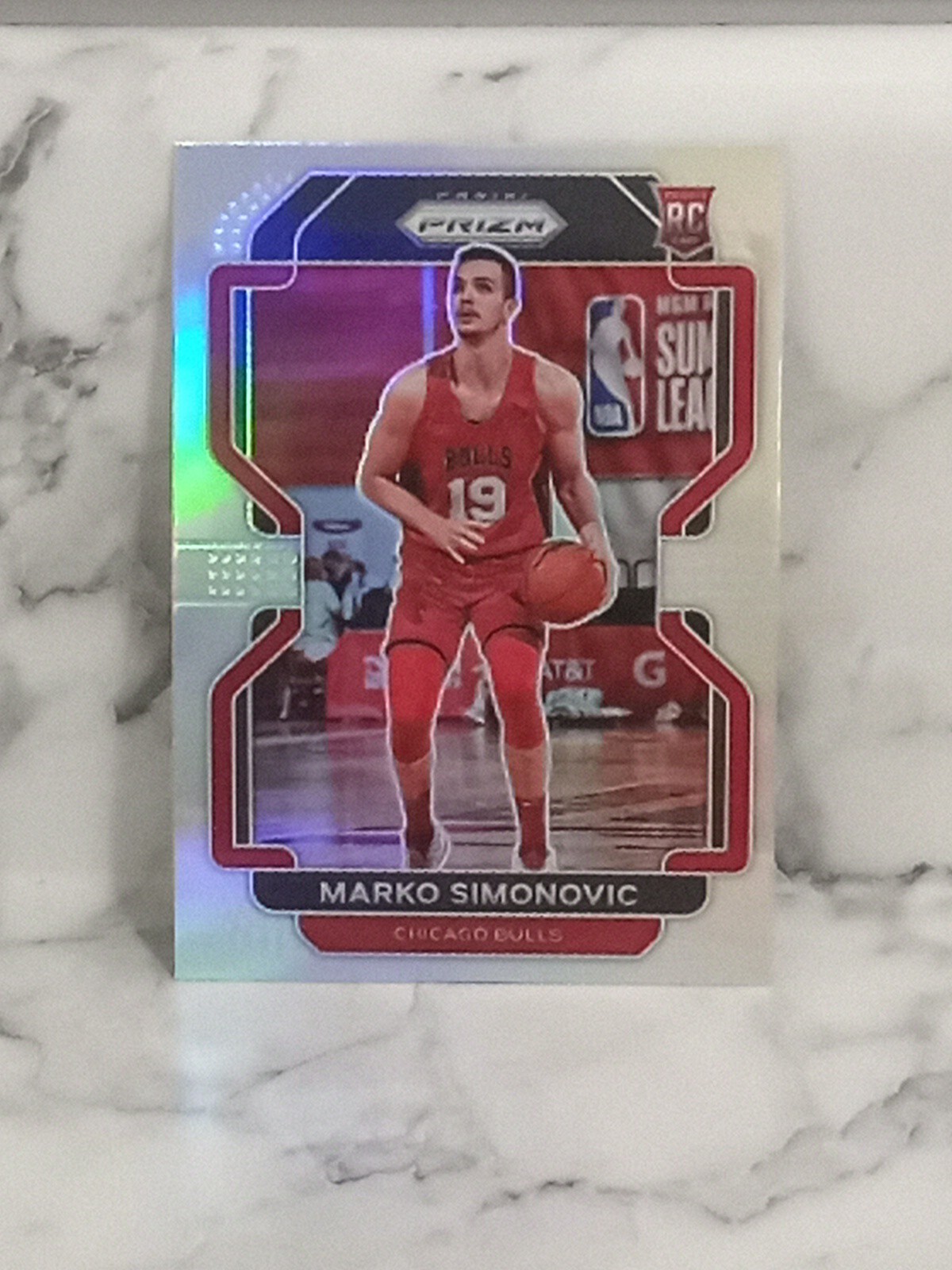 Marko Simonovic 2021-22 Panini Prizm Basketball #166 Silver Prizm  Chicago Bulls