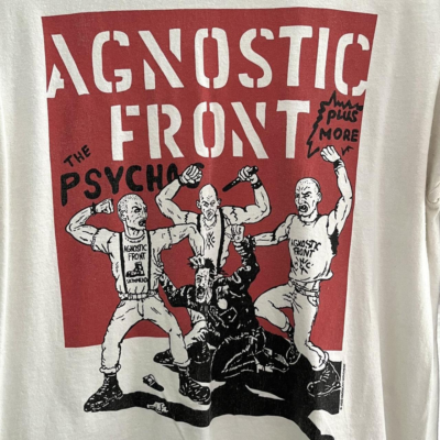 ヴィンテージ 80s 1989年 AGNOSTIC FRONT Tシャツ ヴィンテージ 80s 1989年 AGNOSTIC FRONT Tシャツ Vintage Agnostic Front