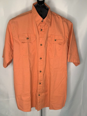 Wrangler flex for comfort mens short sleeve button down size large