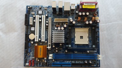 ASRock K8NF4G-SATA2, 754, GeForce 6100, FSB 1000, DDR 400, VGA, SATA, PCIE, mATX