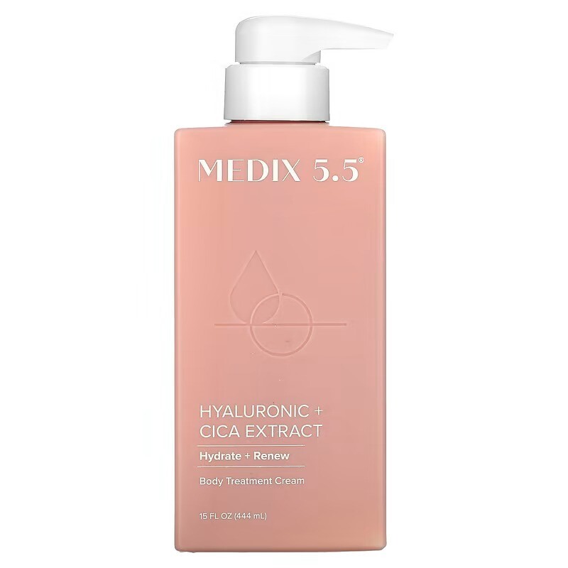 Crème hydratante Medix 5.5 anti-tiraillement à l'acide hyaluronique et extrait de rose 444ml