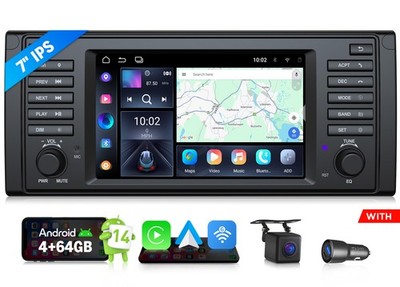 Für BMW E39 Android Auto 14 7'' IPS Touchscreen Autoradio Navi CarPlay Bluetooth