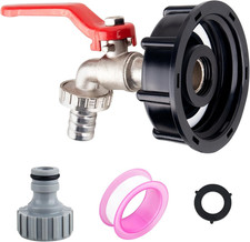 1/2" Leakproof Brass IBC Tank Fittings - IBC Tank Adapter IBC Tank Valve for S60