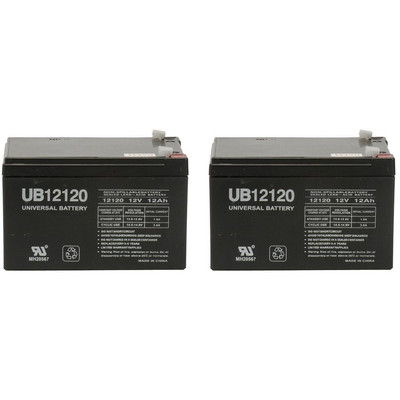 UPG UB12120MP2-UB12120  12V 12AH SLA BATTERY 12 VOLT / 2 PACK