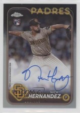2024 Topps Chrome Rookie Auto Refractor 186/499 Nick Hernandez #RA-NH Auto qw7
