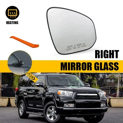 Right Side Heated Mirror Glass RH For Toyota Tacoma 2016-2021 Door Replace