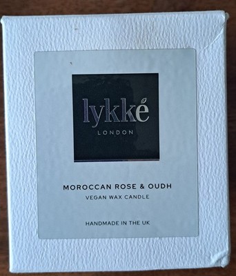 Lykké London Duft Vegan Wachskerze Neu Verpackt Moroccan Rose & Oudh