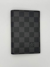 Louis Vuitton LV Passport Cover N64411 Damier Black