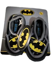 Boys Size 5/6C Batman Water Beach Shoes. Toddler Slip On Shoes New W/ Tags