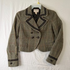 Vintage Ralph Lauren Polo Jeans Equestrian Riding Coat Jacket Blazer Size Medium
