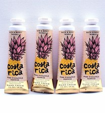 Bath Body Works Costa Rica PINK PINEAPPLE SUNRISE Hand Cream, 1 fl oz 4 pcs