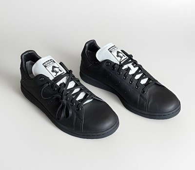 NEW Size 11.5 ADIDAS x YOHJI YAMAOTO ''Black'' Stan Smith low top leather sneaker