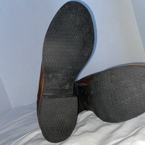 Tony Lama 8.5C BLACK / BROWN COWHIDE, Medium Round Toe, 1.5'' Heel, Rubber Sole. - Picture 11 of 16
