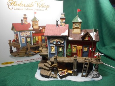 Harborside Village Limited Edition Old Nautical Wares Lighted House