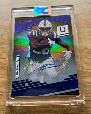 2021 Panini Prestige - JOHNATHAN TAYLOR #85 Xtra Points Premium BLUE AUTO 24/99