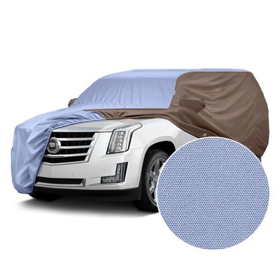 For Volkswagen ID.4 21-24 Car Cover WeatherShield HP Two-Tone Light Blue Custom