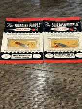 LOT OF 2 BAY DE NOC SWEDISH PIMPLE 1 /10 OZ JIG SZ 2 Nickle FISHING LURES NIP