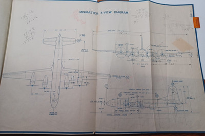 1944 ORG Douglas Aircraft C-74 Master Data Book Engineering Report JRR36