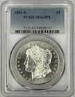 1881 S Morgan Silver Dollar $1 PCGS MS63 PL ‼️PROOF LIKE & BLAST WHITE‼️
