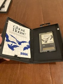 Lot Of 4 Sega Master System Card Games: My Hero Transbot Ghost House F-16 Cib
