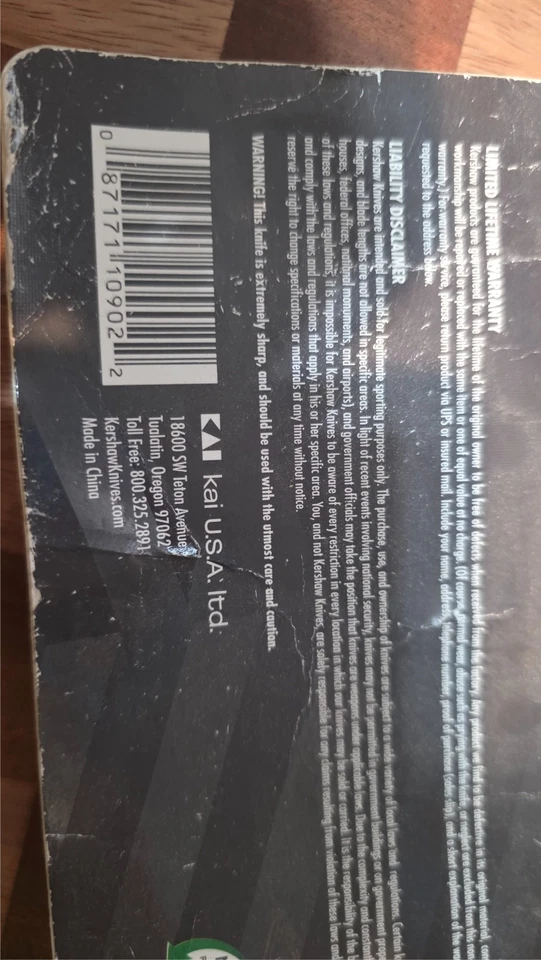 CUCHILLO PLEGABLE KERSHAW 1090GH NORTHSIDE HUNTER CON GANCHO TRIPA NEGRO Foto 4 de 4