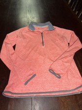 Under Armour Women  s 1/4 Zip Mockneck Long Sleeve Running Heat Gear Size Medium
