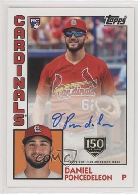 2019 Topps 150th Anniversary 54/150 Daniel Ponce de Leon #84R-DP Auto RC 2f9