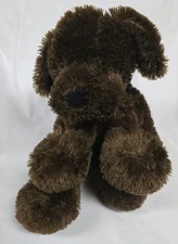 Animal Adventure Chocolate Lab Puppy Dog Plush Brown 2015 stuffed Animal 14”