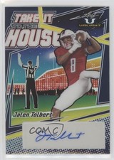 2022 Leaf Valiant Take it to the House Navy Blue 19/20 Jalen Tolbert Auto 0u66