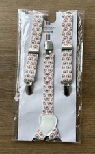 Rainbow Pride Suspenders Clip-On Adjustable One Size Fits Most NIP LGBTQ