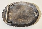 M. Chee SIGNED Navajo 925 Sterling & MINT TURQUOISE Vintage BELT BUCKLE 91+grams — photo 4