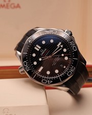 Omega Seamaster Diver Co-Axial Automatic Watch Black Dial OMEGA SERVICE in 2026