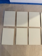 1990 Topps Blank Front Error Lot (10 Cards) – EX/NM – McGee, Righetti, Blauser +