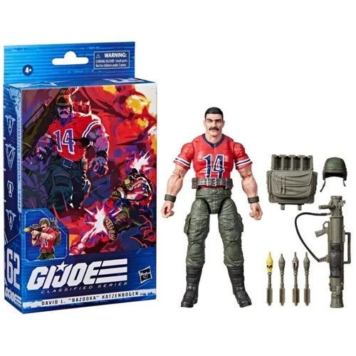 Hasbro G.I.Joe Classified Series David L. "Bazooka" Katzenbogen 6" Action Figure