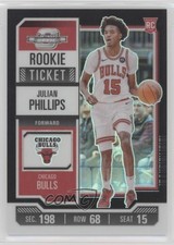 2023 Panini Contenders Optic Rookies Black Pandora Prizm Julian Phillips #16 s3g
