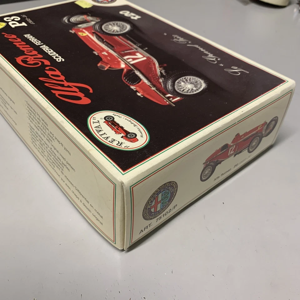 ALFRA ROMEO Scuderia Ferrari P3 1932-35 REVIVAL 1:20 Kit Da Montare Collezione - Immagine 3 di 4